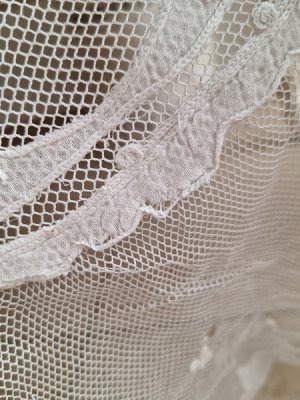 画像12: アンティークコ―ネリー刺繍ペアカーテン