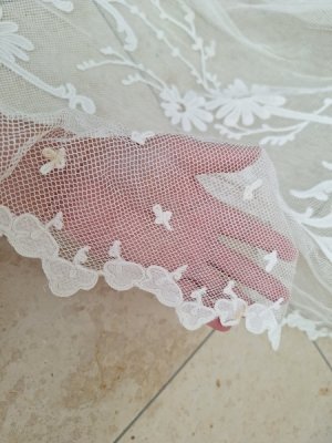 画像15: アンティークコ―ネリー刺繍ペアカーテン
