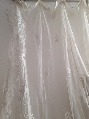 画像32: アンティークコ―ネリー刺繍ペアカーテン