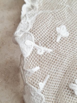 画像40: アンティークコ―ネリー刺繍ペアカーテン