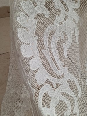 画像41: アンティークコ―ネリー刺繍ペアカーテン