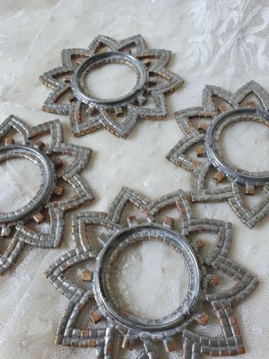 画像8: チェコガラスキャンドル飾り