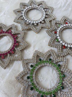 画像9: チェコガラスキャンドル飾り