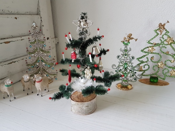 チェコガラスオーナメントクリスマスツリー アンティークショップ